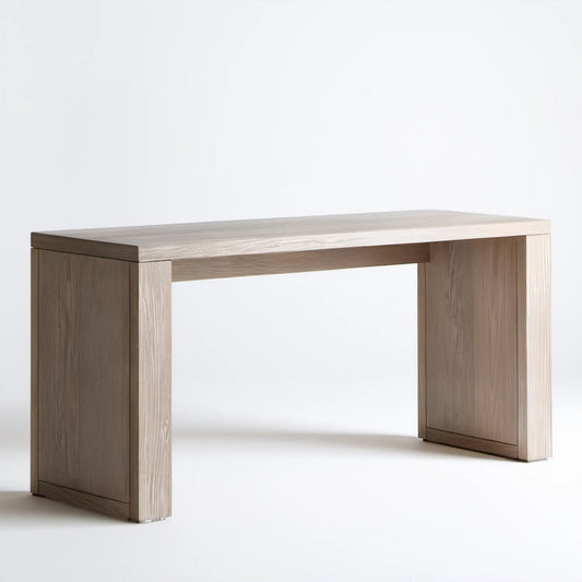 Konsola prostokątna Jasny dąb 120 x 35 x 75 cm z laminowanej płyty wiórowej